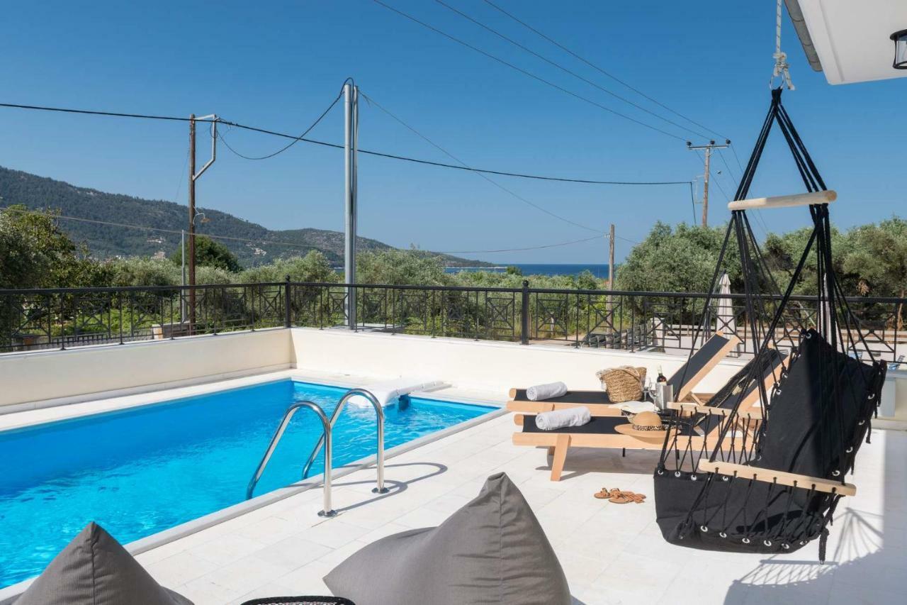 Arsenoi'S Pool Villa สกาลา โปเตมิอัส ภายนอก รูปภาพ